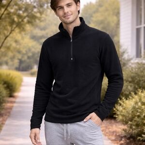 Icebreaker 100% Merino Wool Size L Black Knit Sweater Top Men’s